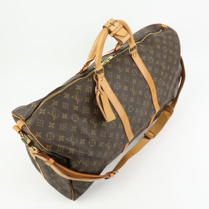 Louis Vuitton Keepall Bandouliere Monogram Canvas, Brown, Canvas, Travel Bag