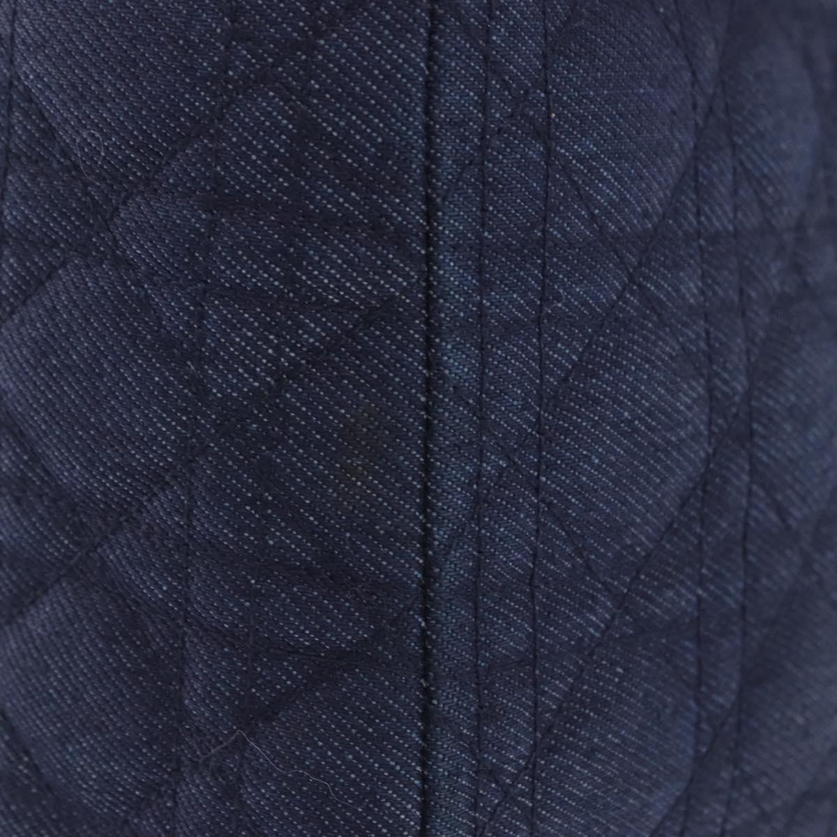 Christian Dior Lady Dior Denim, Blue, Denim, Handbag