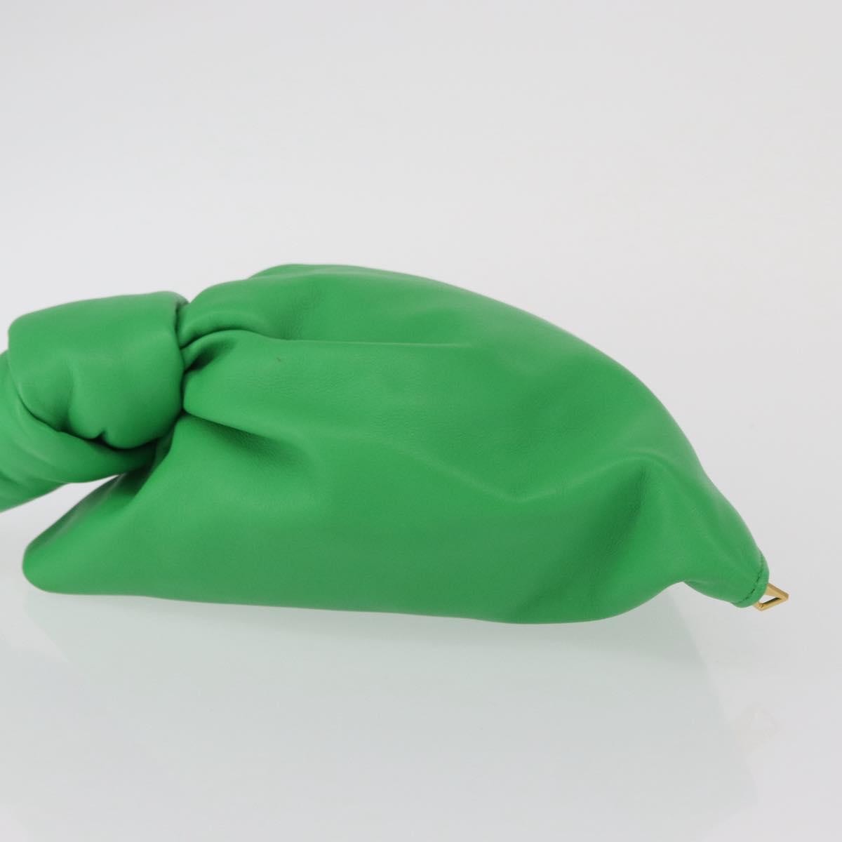 Bottega Veneta BV Twist Leather, Green, Leather, Handbag