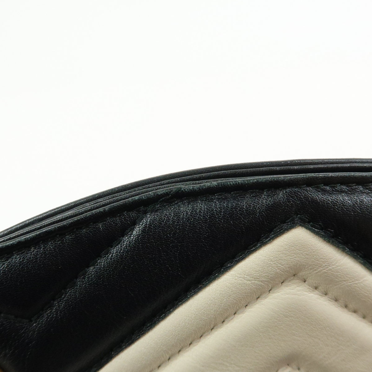 Gucci GG Marmont Chain Matelasse Leather, Black, Leather, Crossbody Bag