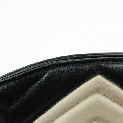 Gucci GG Marmont Chain Matelasse Leather, Black, Leather, Crossbody Bag