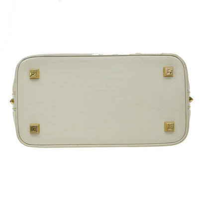 Louis Vuitton Suhali Lockit Leather, White, Leather, Handbag