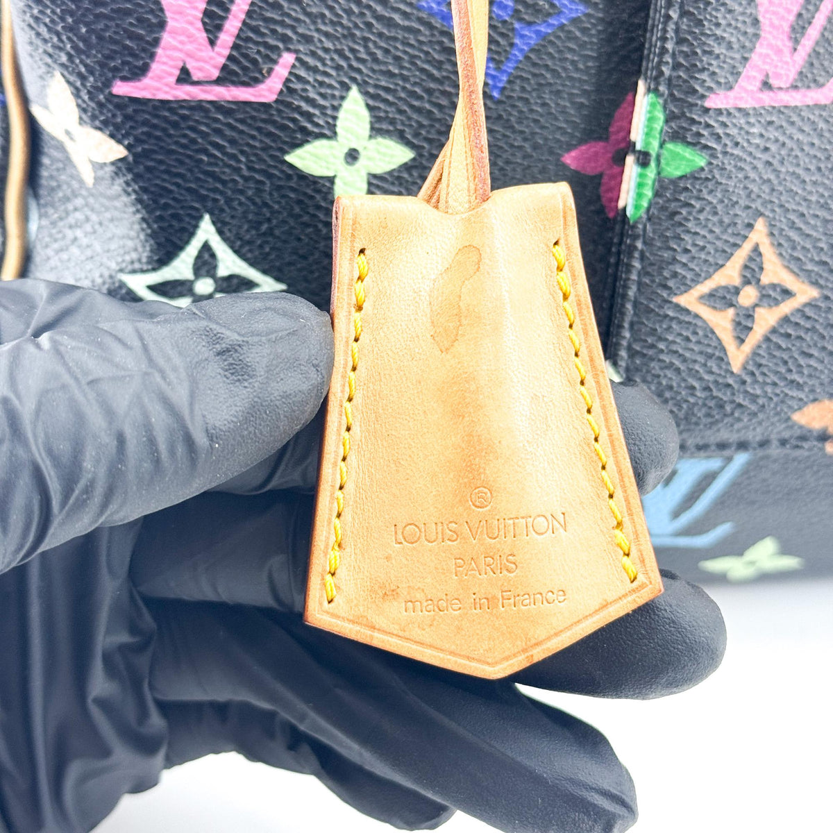 Louis Vuitton Speedy Monogram Multicolor, Black, Canvas, Handbag