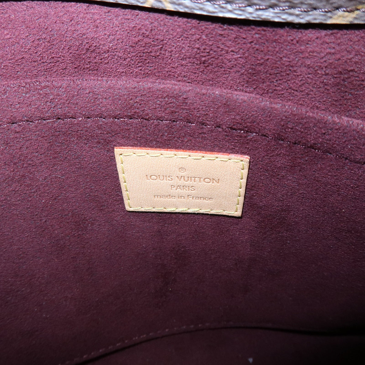 Louis Vuitton Montaigne Monogram Canvas, Brown, Canvas, Handbag
