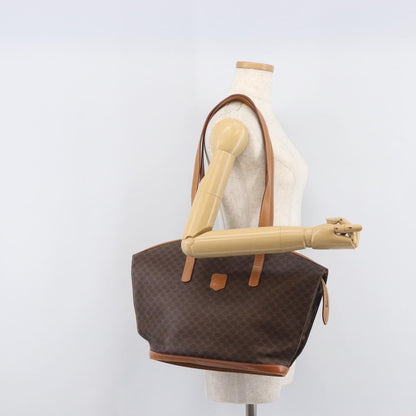 Celine Macadam Canvas and leather, Brown, Canvas, Tote Bag