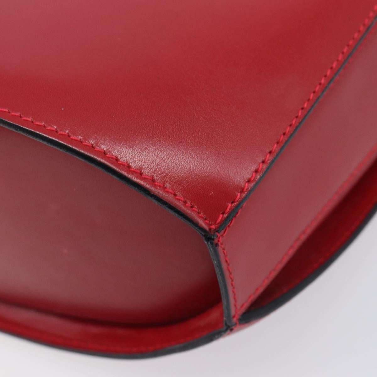 Bally Vintage Leather, Red, Leather, Shoulder Bag