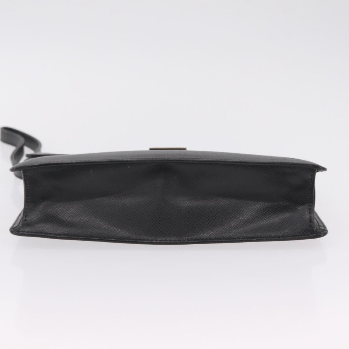 Louis Vuitton Selenga Pochette Taiga Leather, Gray, Leather, Clutch