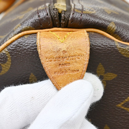 Louis Vuitton Keepall Monogram, Brown, Canvas, Travel Bag