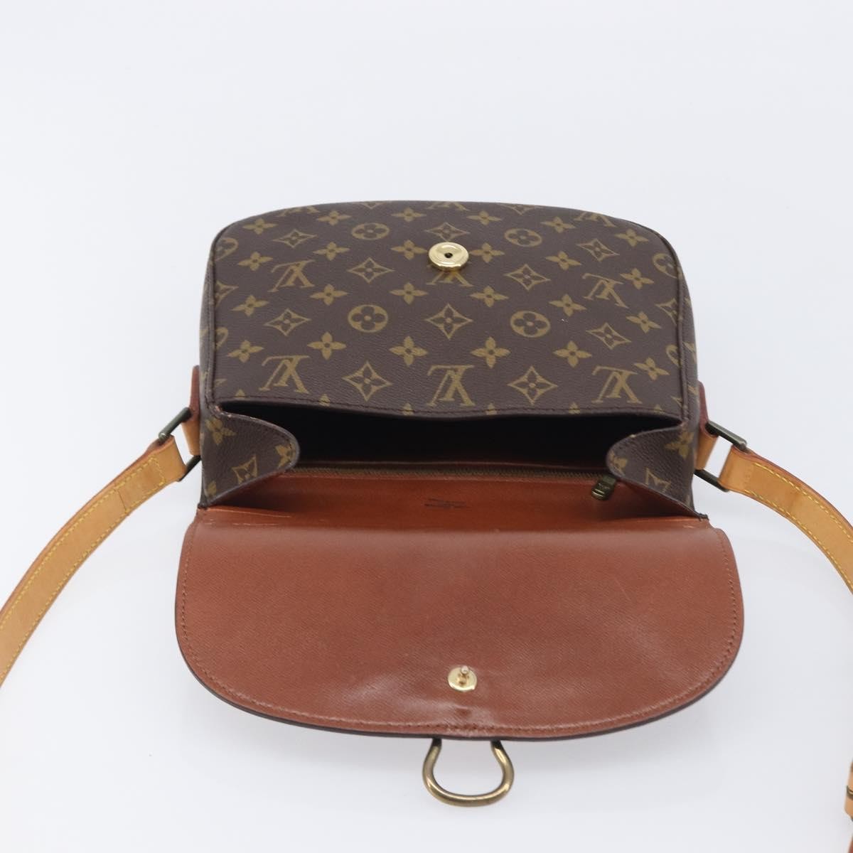 Louis Vuitton Saint Cloud Monogram Canvas, Brown, Canvas, Handbag