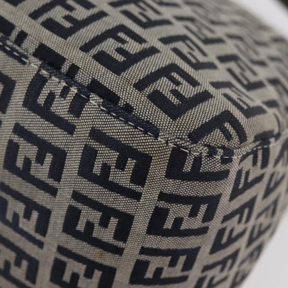 Fendi Baguette Zucchino Canvas, Navy, Canvas, Handbag