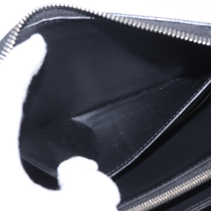Louis Vuitton Zippy Mahina Leather, Black, Leather, Wallet