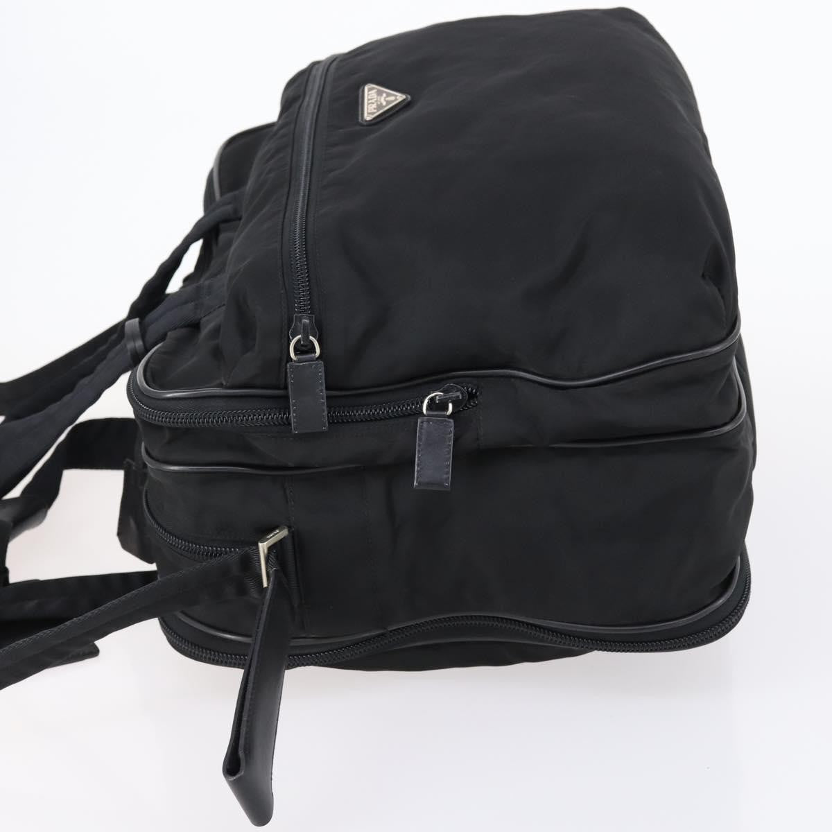 Prada Porta Computer Tessuto and Saffiano Leather, Black, Nylon, Briefcase