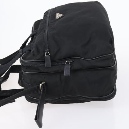 Prada Porta Computer Tessuto and Saffiano Leather, Black, Nylon, Briefcase