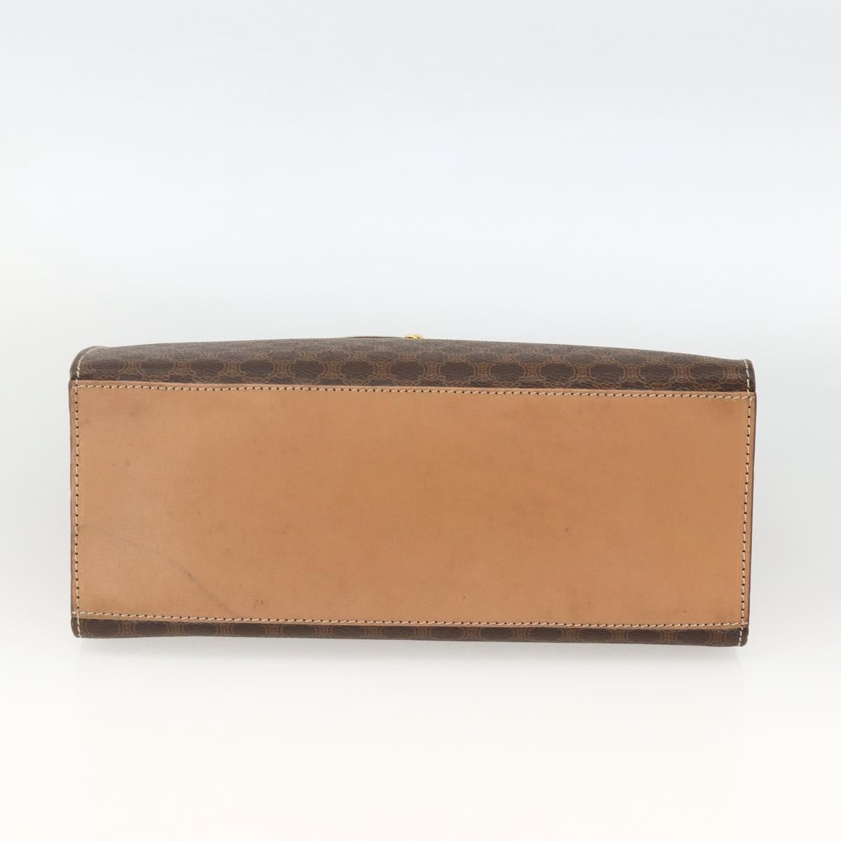Celine Vintage Handbag Toile Céline, Brown, Canvas, Handbag