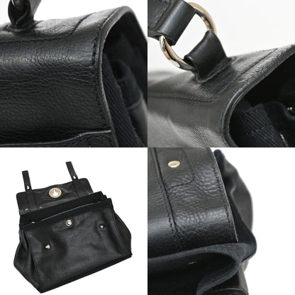 Saint Laurent Muse Two Leather, Black, Leather, Handbag