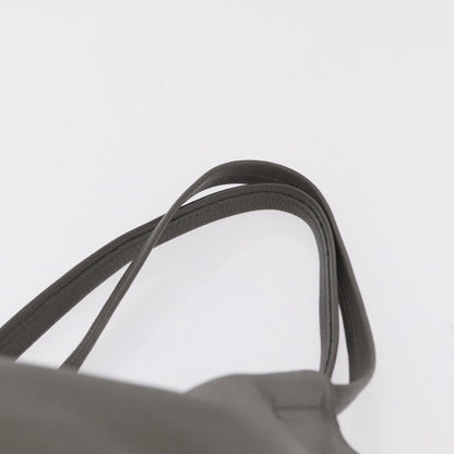 Celine Phantom Cabas Leather, Gray, Leather, Tote Bag