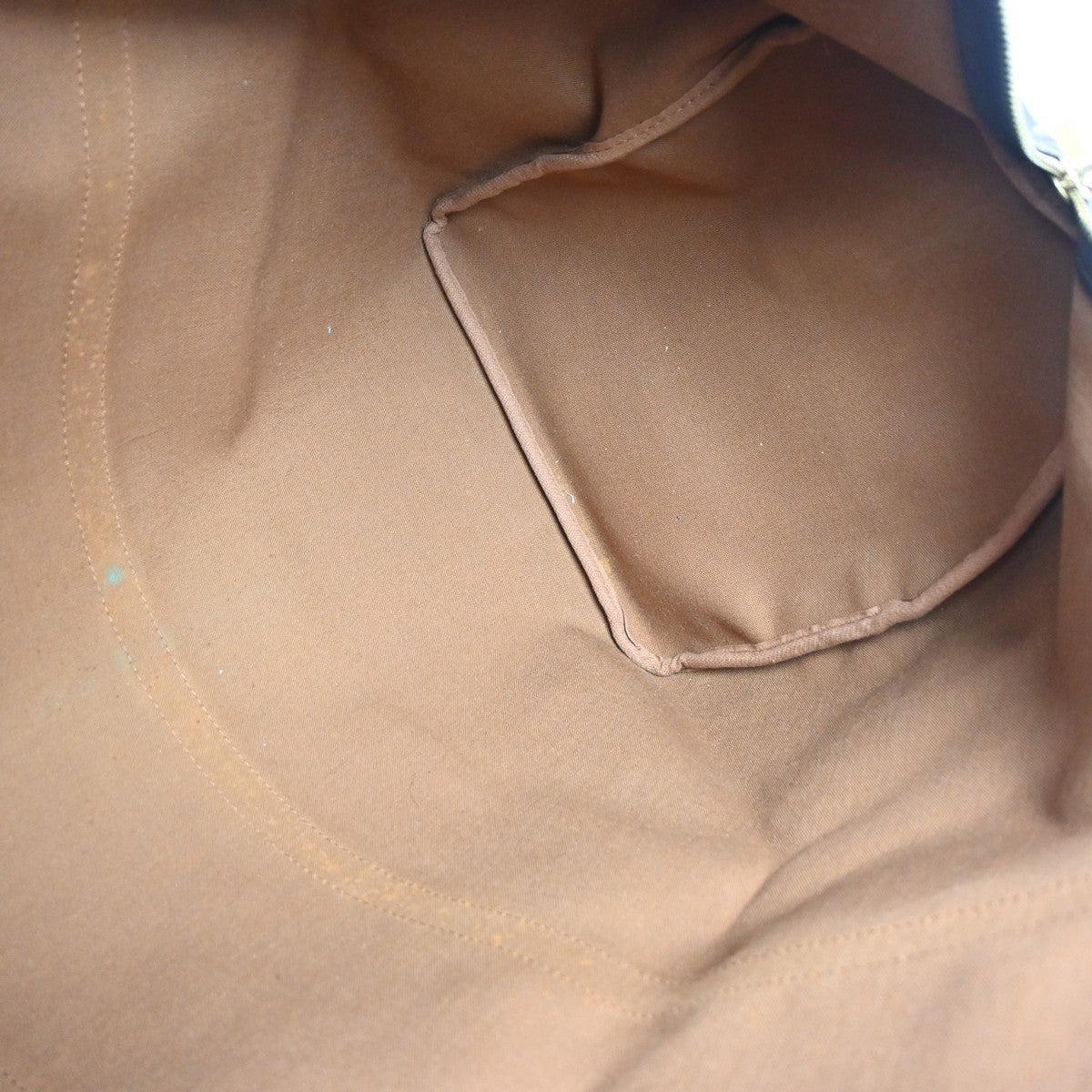 Louis Vuitton Keepall Monogram, Brown, Canvas, Travel Bag
