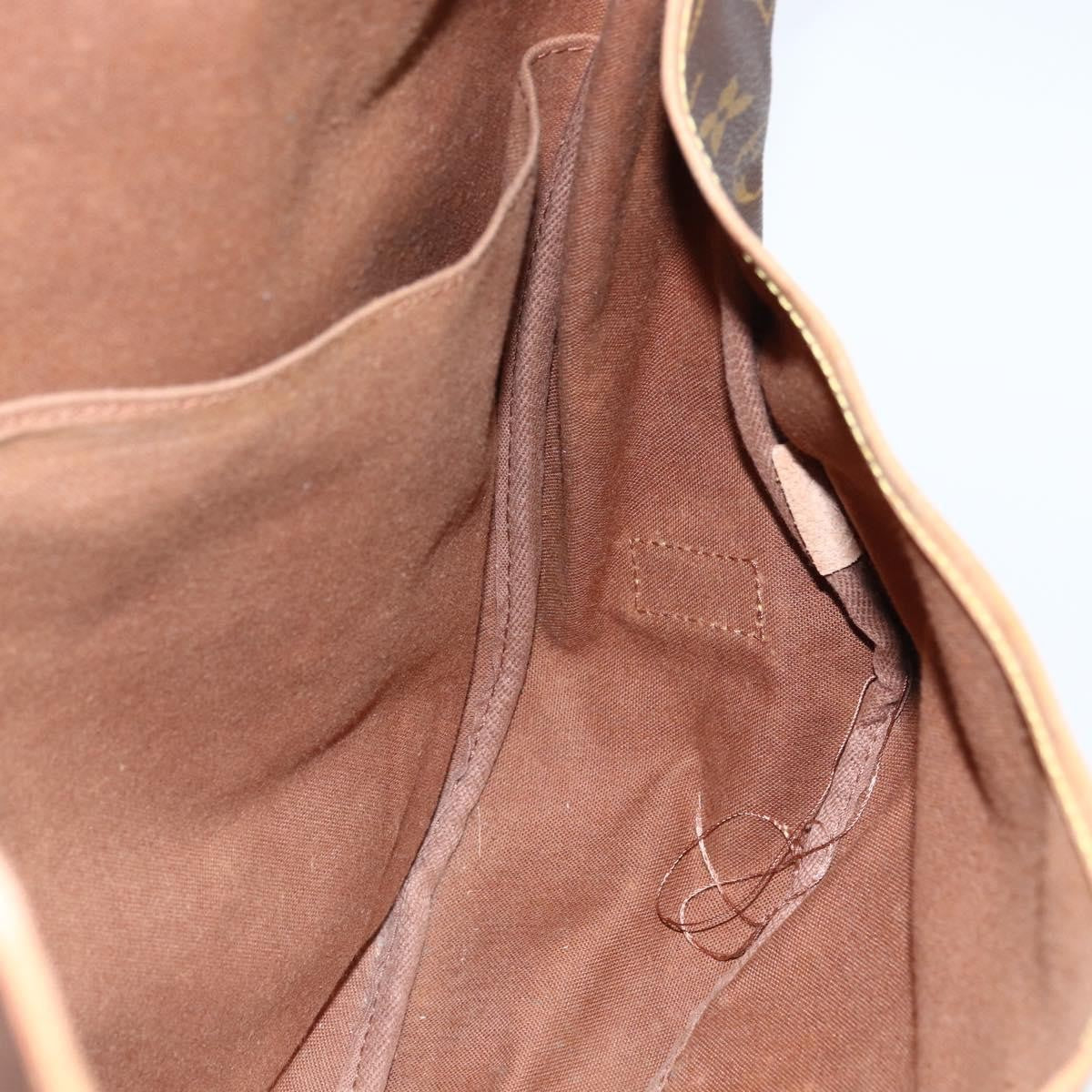 Louis Vuitton Saumur Monogram Canvas, Brown, Canvas, Shoulder Bag
