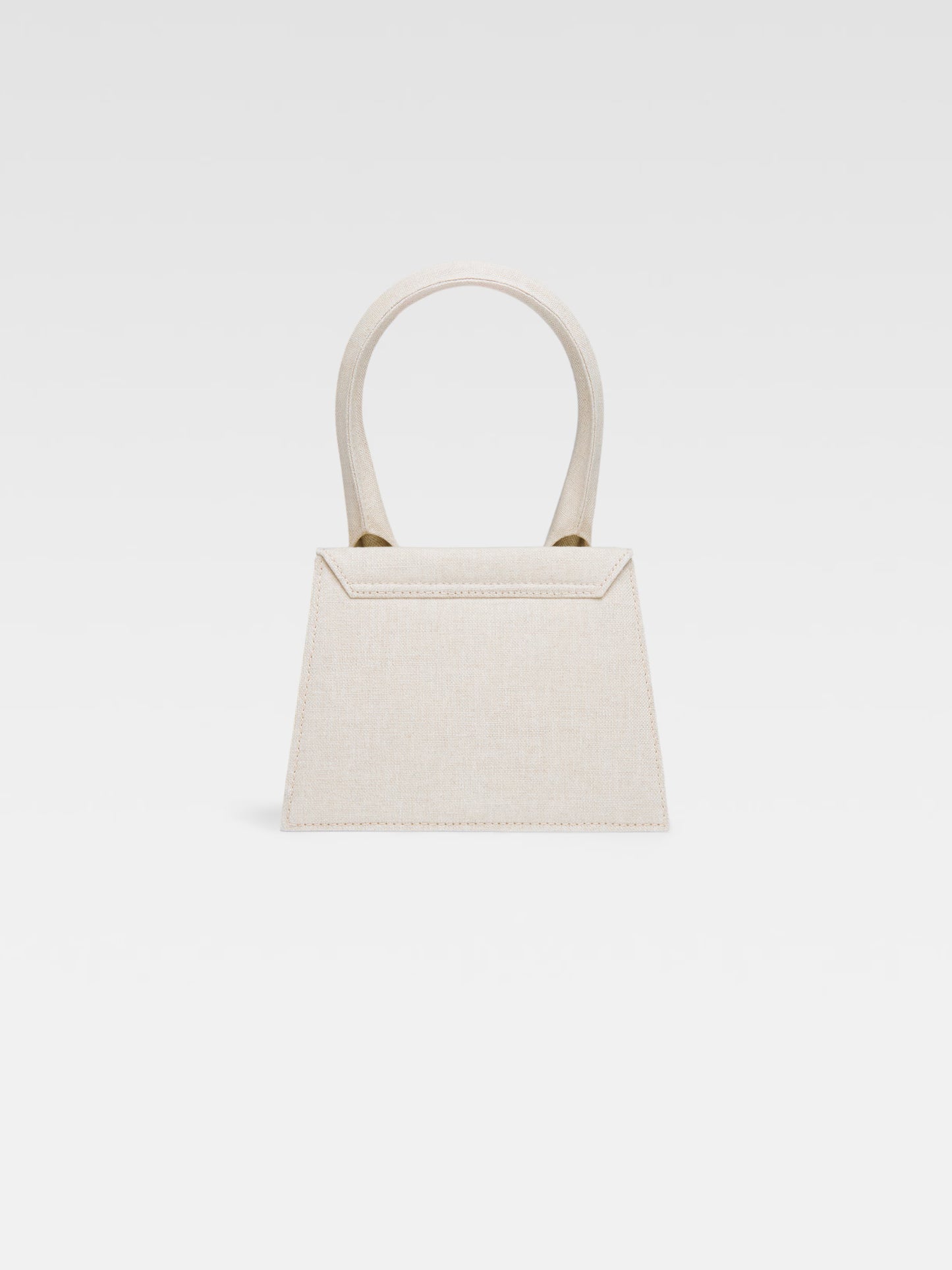 Jacquemus Chiquito mini beige clair linen, BEIGE, LINEN, Crossbody bag