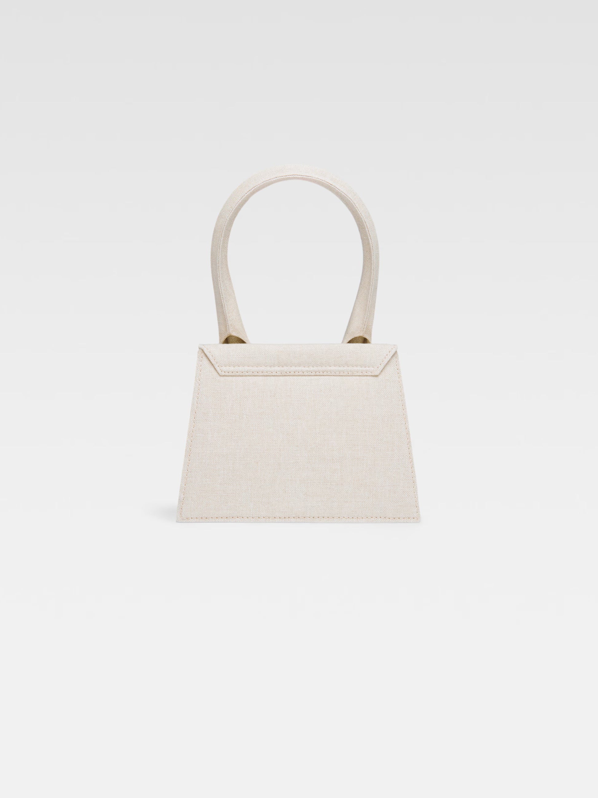 Jacquemus Chiquito mini beige clair linen, BEIGE, LINEN, Crossbody bag
