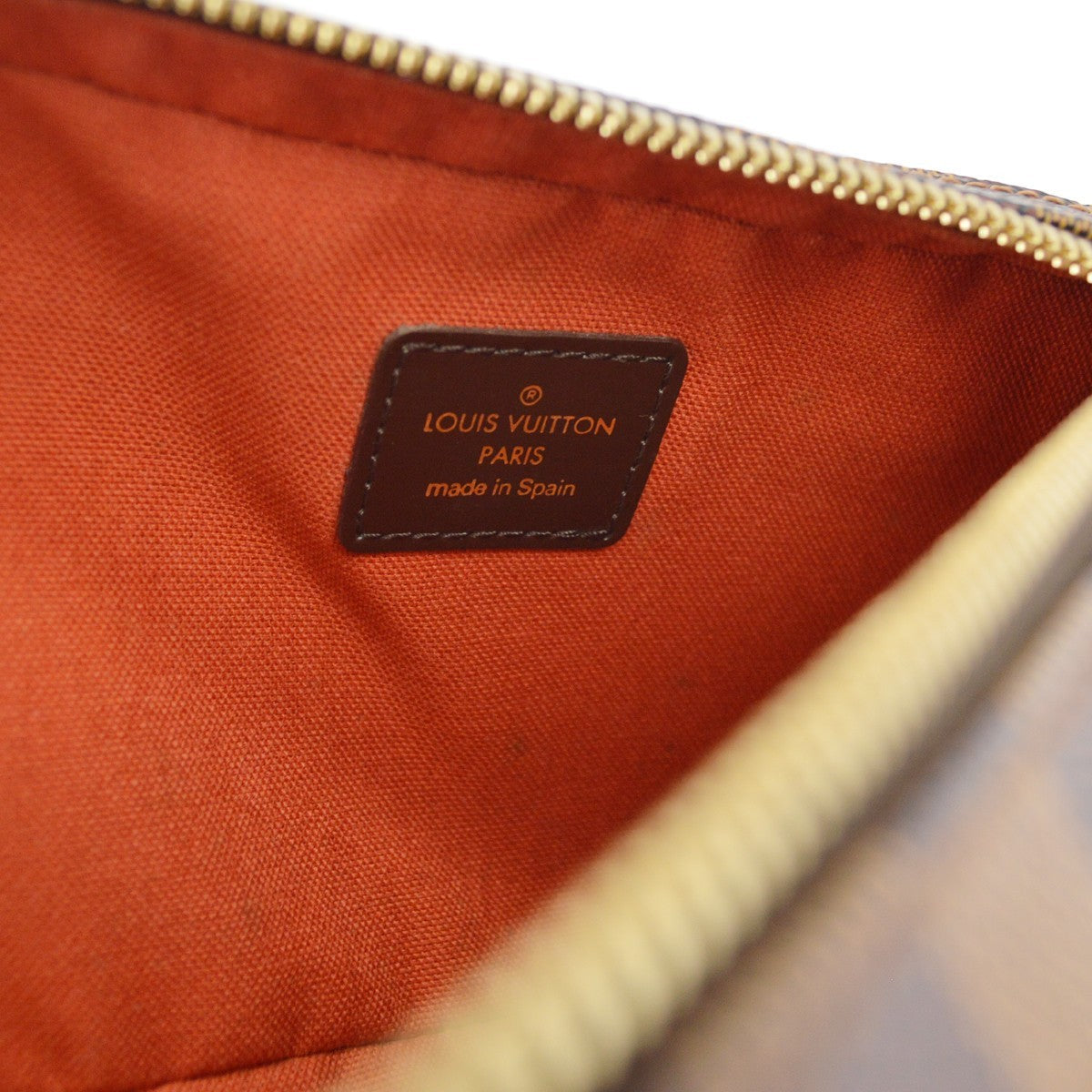 Louis Vuitton Geronimos Damier, Brown, Canvas, Clutch