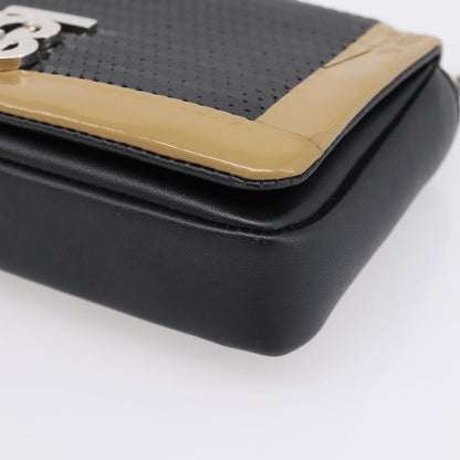 Burberry Lola Quilted Lambskin, Black, Leather, Shoulder Bag