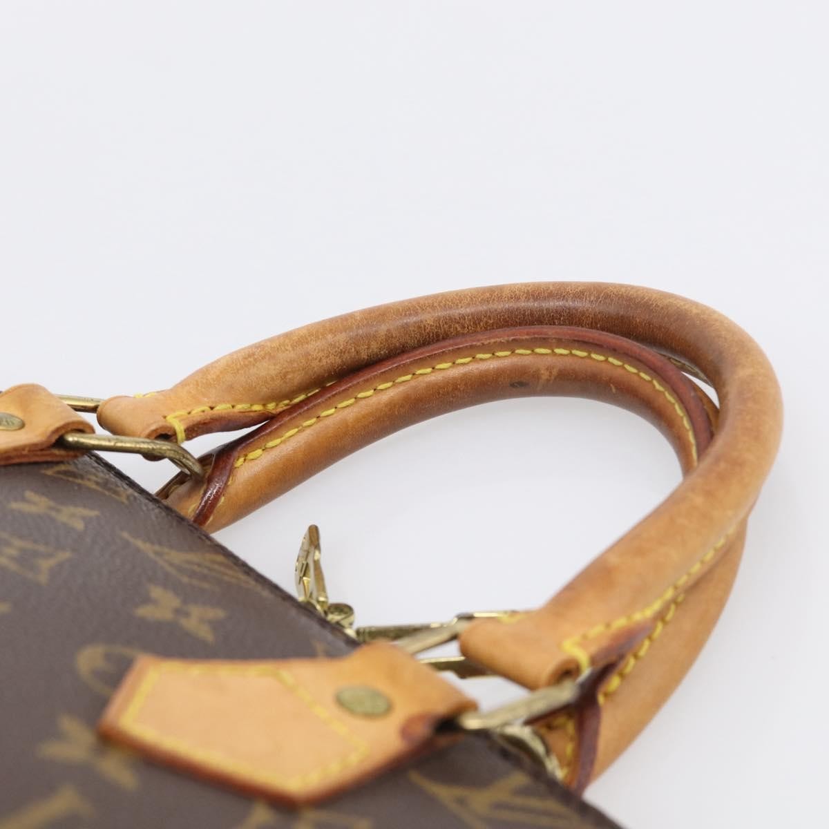 Louis Vuitton Vintage Alma Monogram Canvas, Brown, Canvas, Handbag