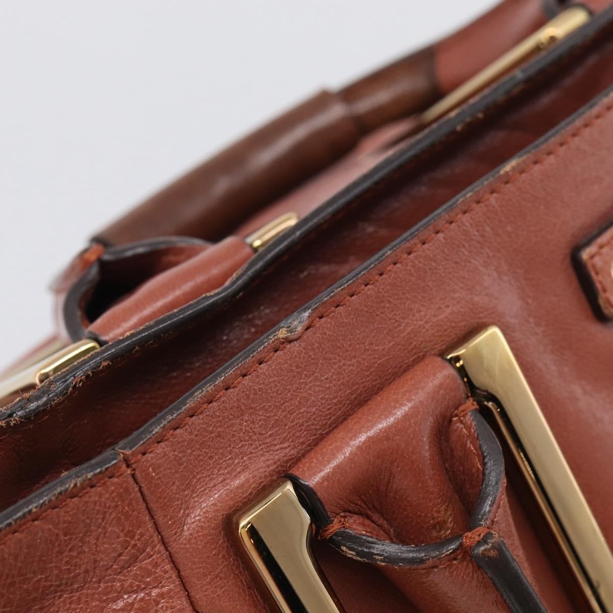 Chloe Ethel Leather, Pink, Leather, Handbag