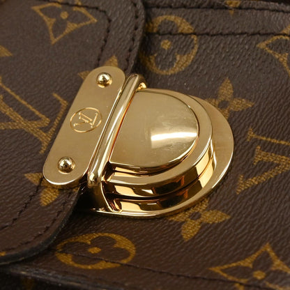 Louis Vuitton Manhattan Monogram Canvas, Brown, Canvas, Handbag