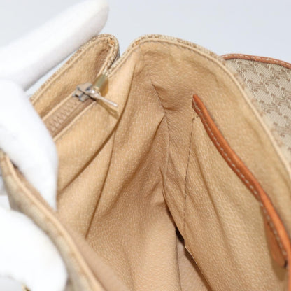 Celine Vintage Macadam Canvas and Leather, Beige, Canvas, Handbag