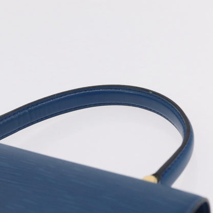 Louis Vuitton Malesherbes Epi Leather, Blue, Leather, Handbag