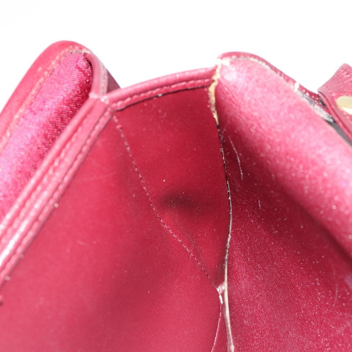 Christian Dior Shoulder Leather, Burgundy, Leather, Shoulder Bag