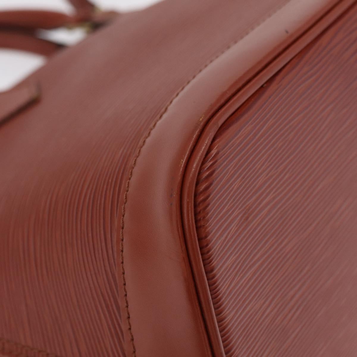 Louis Vuitton Alma Epi Leather, Brown, Leather, Handbag