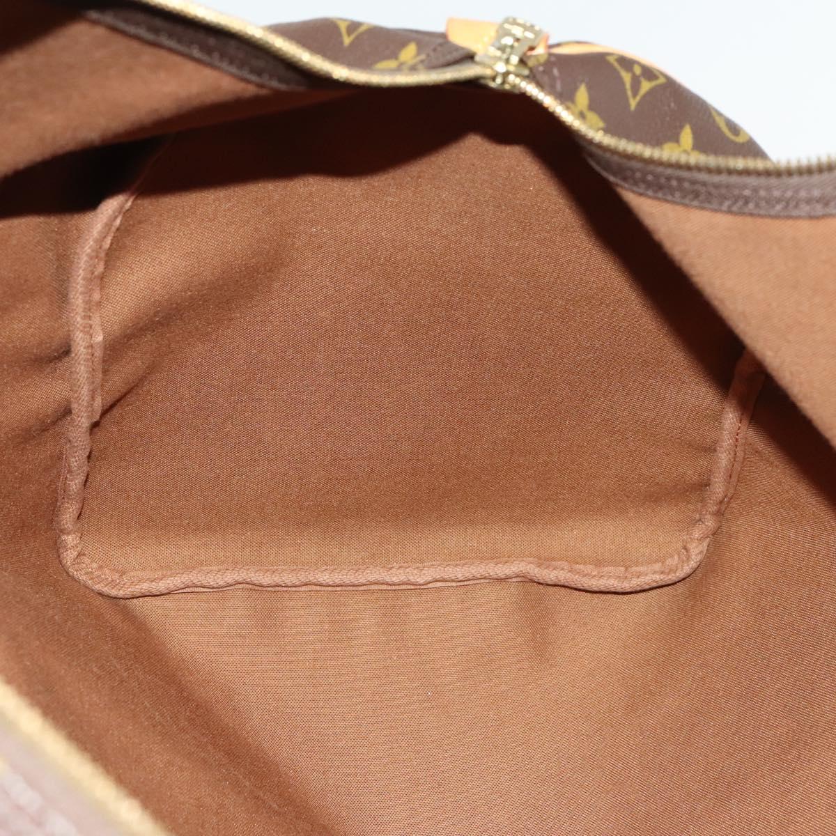 Louis Vuitton Keepall Bag Monogram Canvas, BROWN, CANVAS, Travel bag