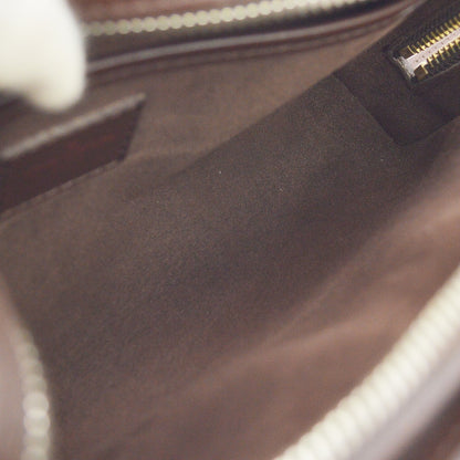 Louis Vuitton Pochette Saint Louis Damier, Brown, Canvas, Clutch