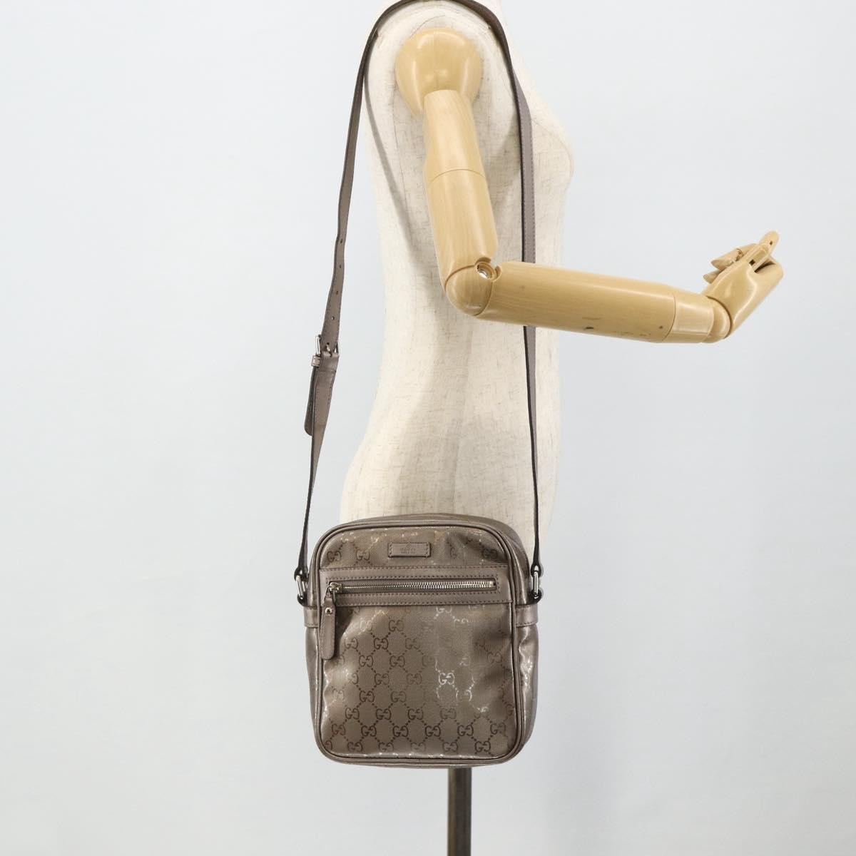 Gucci Zip GG Imprime, Pink, Canvas, Backpack