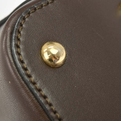 Celine Macadam Canvas, Brown, Canvas, Shoulder Bag