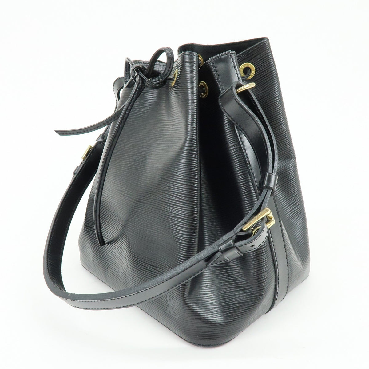 Louis Vuitton Noe Epi Leather, Black, Leather, Shoulder Bag