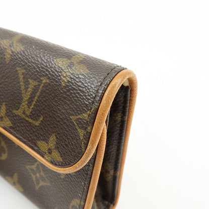 Louis Vuitton Florentine Waist Monogram Canvas, Brown, Canvas, Handbag