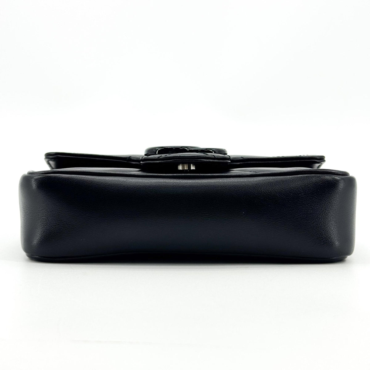 Gucci GG Marmont Flap Matelasse Leather, Black, Leather, Handbag
