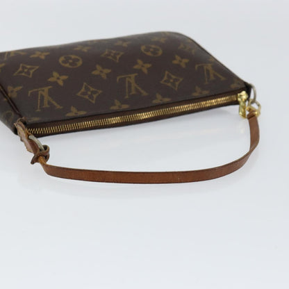 Louis Vuitton Pochette Accessoires Monogram Canvas, BROWN, CANVAS, Clutche & pouche