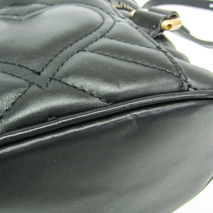 Gucci GG Marmont Vanity Matelasse Leather, Black, Leather, Backpack