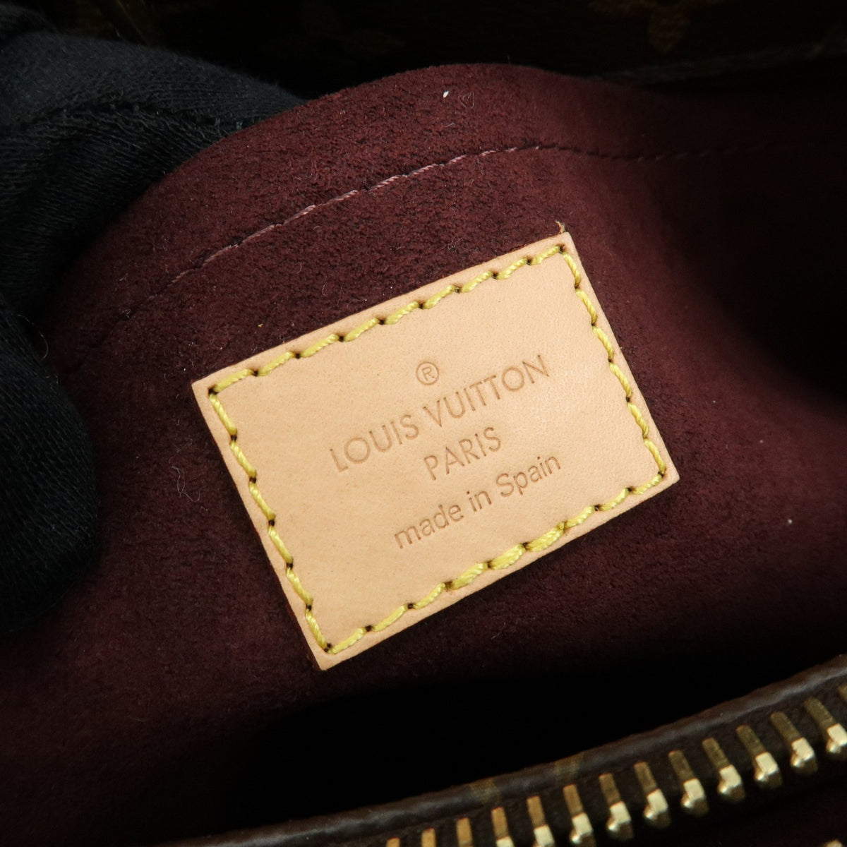 Louis Vuitton Montaigne Monogram Canvas, Brown, Canvas, Handbag