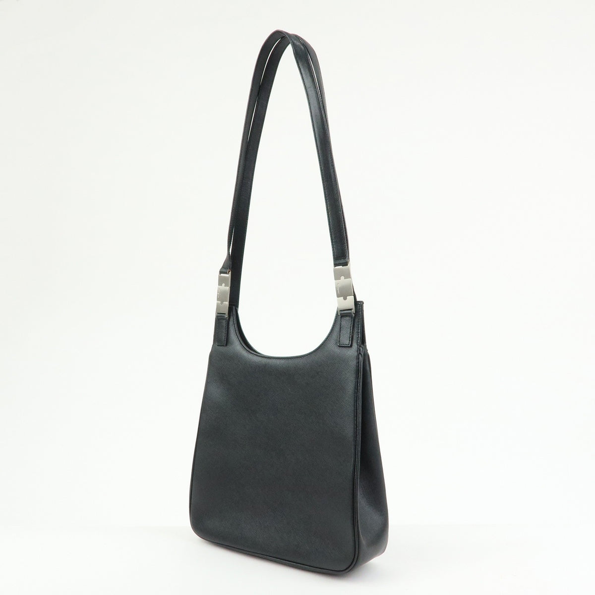 Salvatore Ferragamo Shoulder Bag Leather, Black, Leather, Shoulder Bag