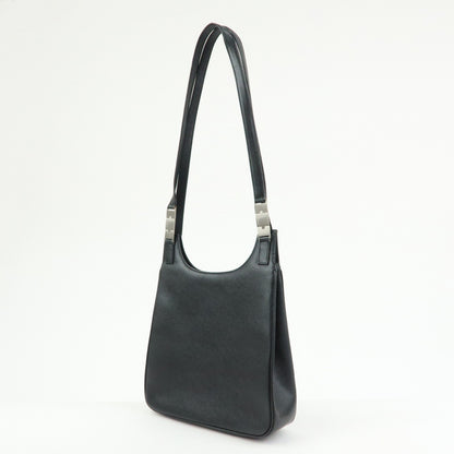 Salvatore Ferragamo Shoulder Bag Leather, Black, Leather, Shoulder Bag