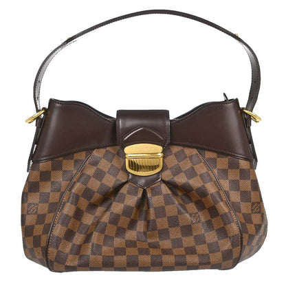 Louis Vuitton Sistina Damier, Brown, Canvas, Handbag