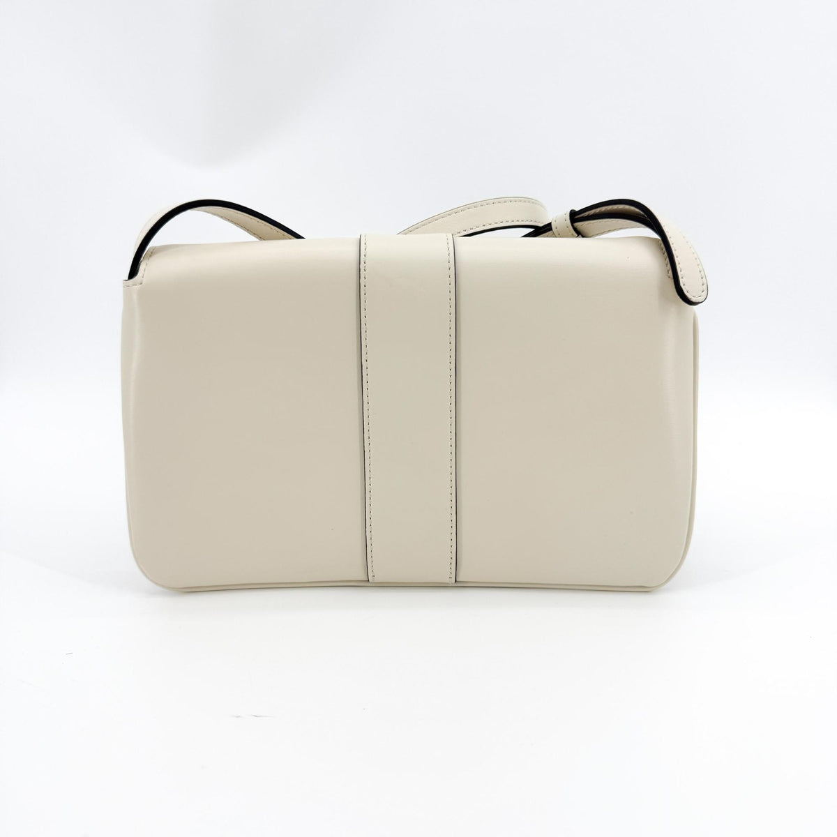 Gucci Arli Leather, White, Leather, Shoulder Bag
