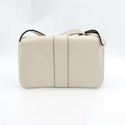 Gucci Arli Leather, White, Leather, Shoulder Bag