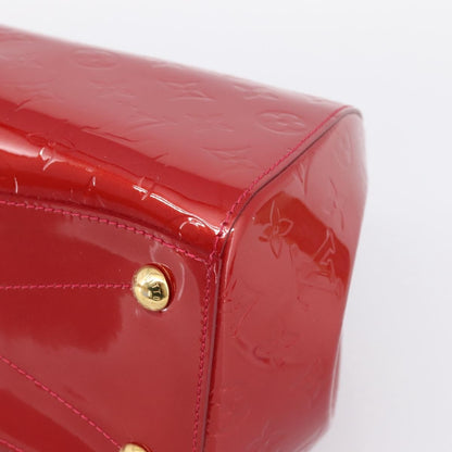 Louis Vuitton Montana Monogram Vernis, Red, Patent Leather, Handbag
