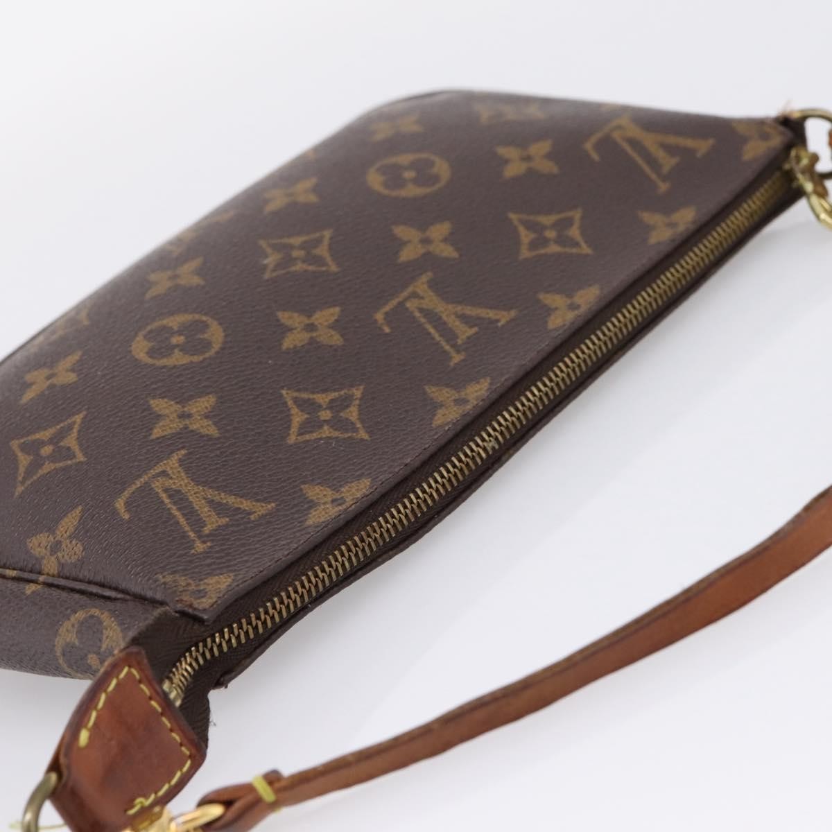 Louis Vuitton Pochette Accessoires NM Monogram Canvas, Brown, Canvas, Clutch